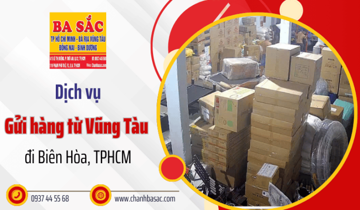 Chành xe gửi hàng từ Vũng Tàu đi Biên Hòa, TPHCM uy tín, giá rẻ